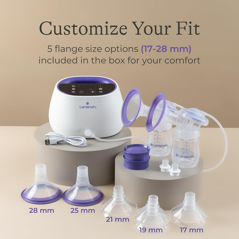 Rechargeable Battery with 6+ Sessions: Features a long-lasting rechargeable battery that supports six or more pumping sessions on a single charge, giving you freedom to pump without being tied to an outlet