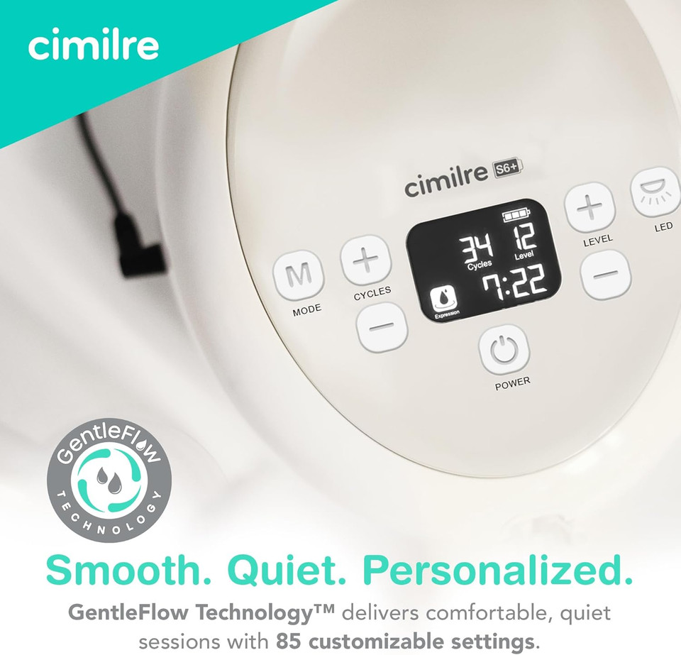 Two breast shield sizes included: 21mm and 24mm for comfortable fit