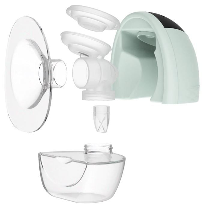 Three breast shield insert sizes included with Zomee Fit: 17mm, 21mm, and 25mm for comfortable fit