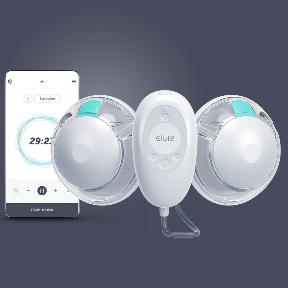 Five sizing options included with Elvie Stride 2 to cater for 99% of nipple sizes