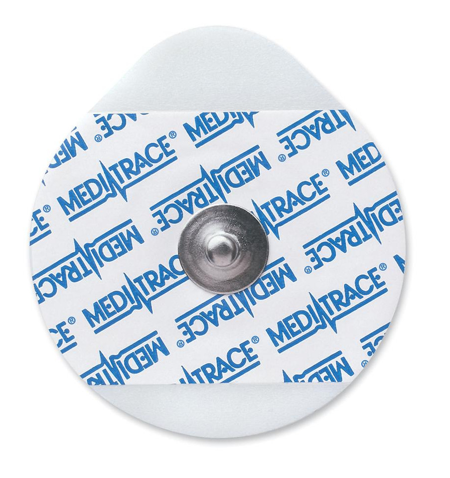 Cardinal Health Kendall foam ECG electrode with snap connector – non-radiolucent for standard imaging