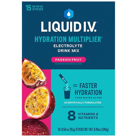 Box of 15 Liquid I.V. hydration packets for daily wellness