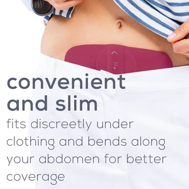 Beurer EM50 Menstrual Relief TENS Unit – Portable Period Cramp Pain Relief with Heating Pad