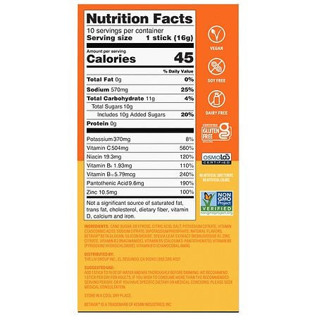 Non-GMO Liquid I.V. immune support drink mix dissolving in water