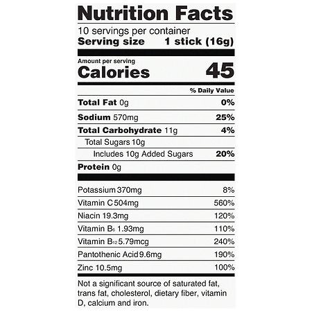 Liquid I.V. electrolyte mix with 5x the daily value of Vitamin C