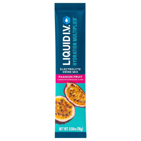 Liquid I.V. electrolyte drink mix in Passion Fruit flavor