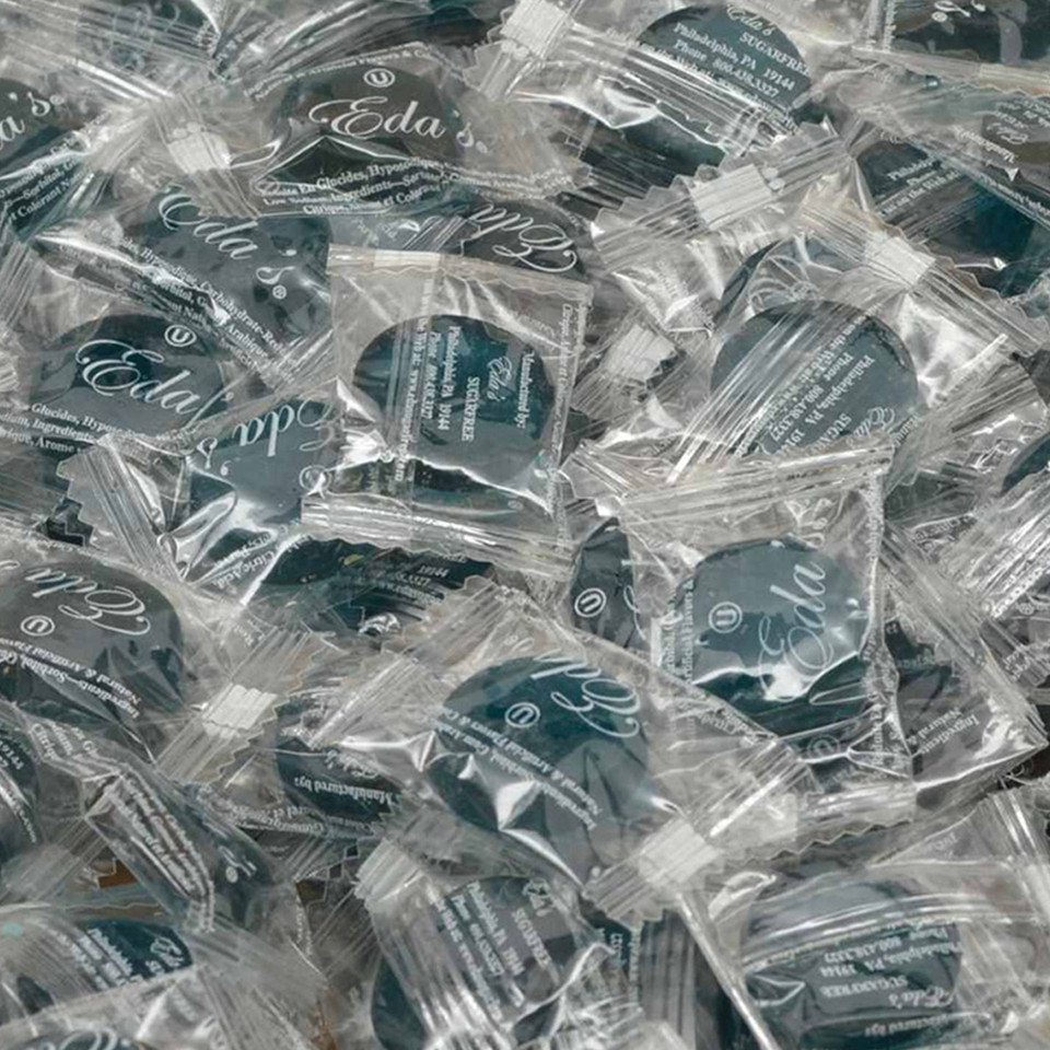 Sugar-free root beer candy sweetened with natural sorbitol