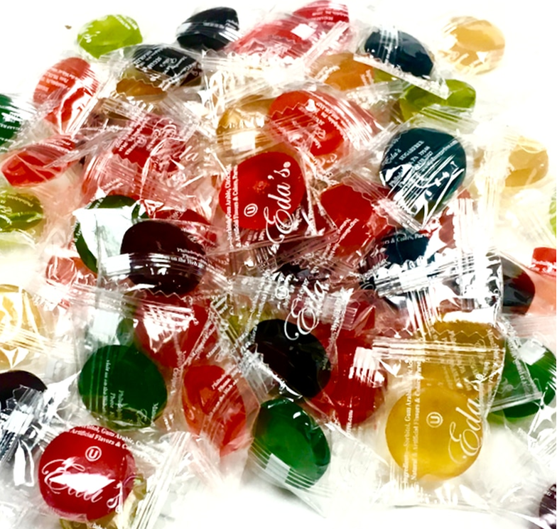 Sugar-free sour candy sweetened with natural sorbitol