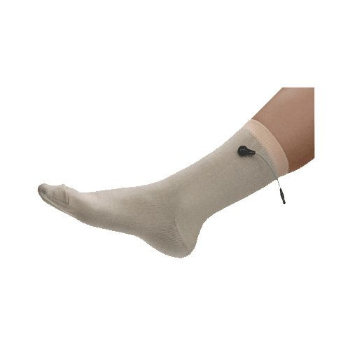 Silver conductive fabric sock for electrode therapy