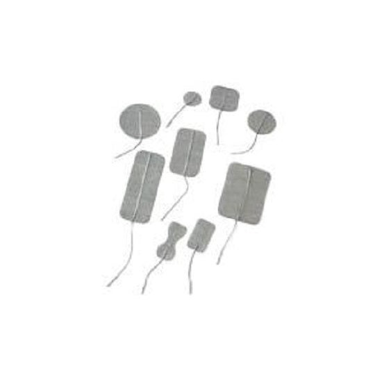 Patterson Medical Platinum Electrodes 2 inch round – reusable electrodes for TENS and EMS therapy, pack of 40