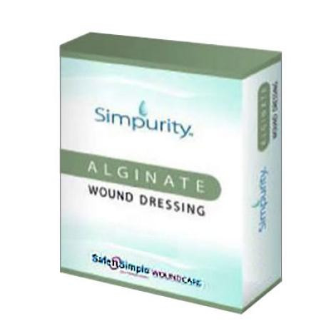 Safe n' Simple Simpurity Alginate Wound Dressing in sterile packaging