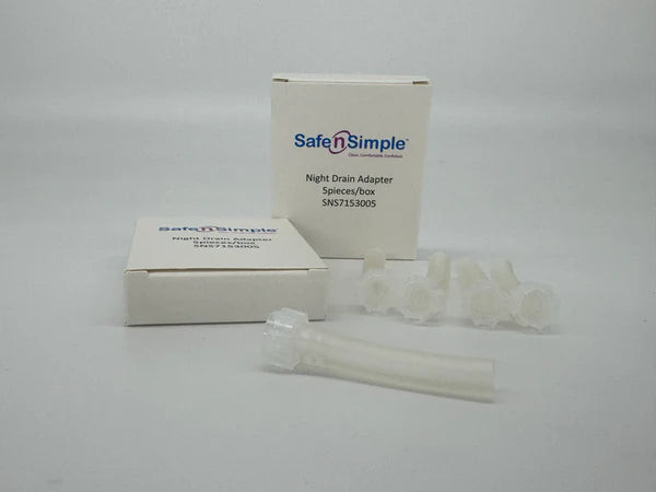 Safe N Simple Urinary Night Drain Adapter packaging