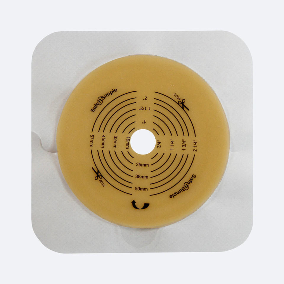 Safe N Simple 5x5 Flat Wafer 2-3/4" Flange Cut-to-Fit packaging