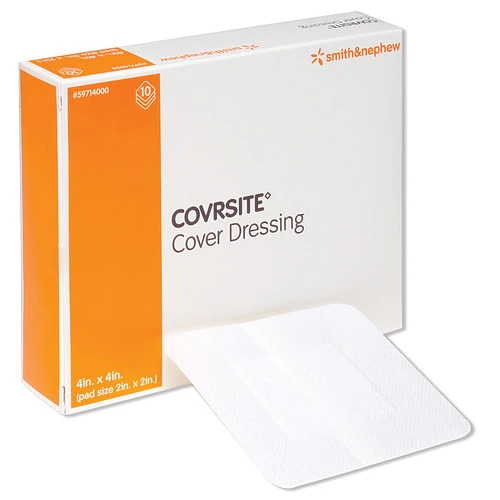 Smith & Nephew Covrsite Cover Dressing 4" x 4" packaging