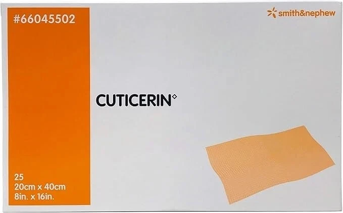 Smith & Nephew Cuticerin Gauze Dressing 8" x 16" packaging