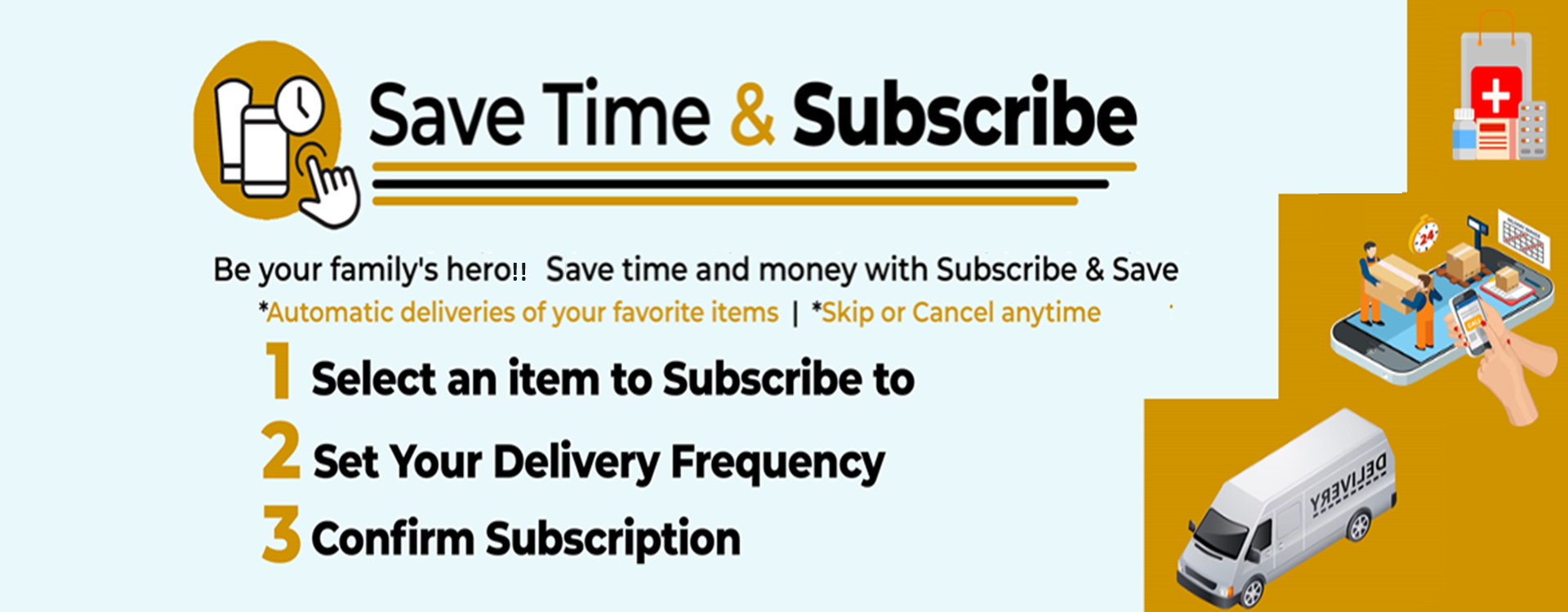 Save Time & Subscribe