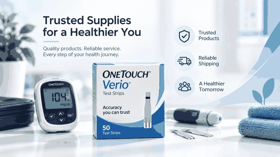 Why Buy OneTouch Verio Test Strips from Medical Supply Corner?