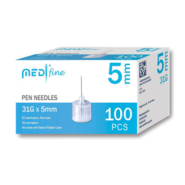 Insulin Pen Needle 100 Count (31G 5mm)