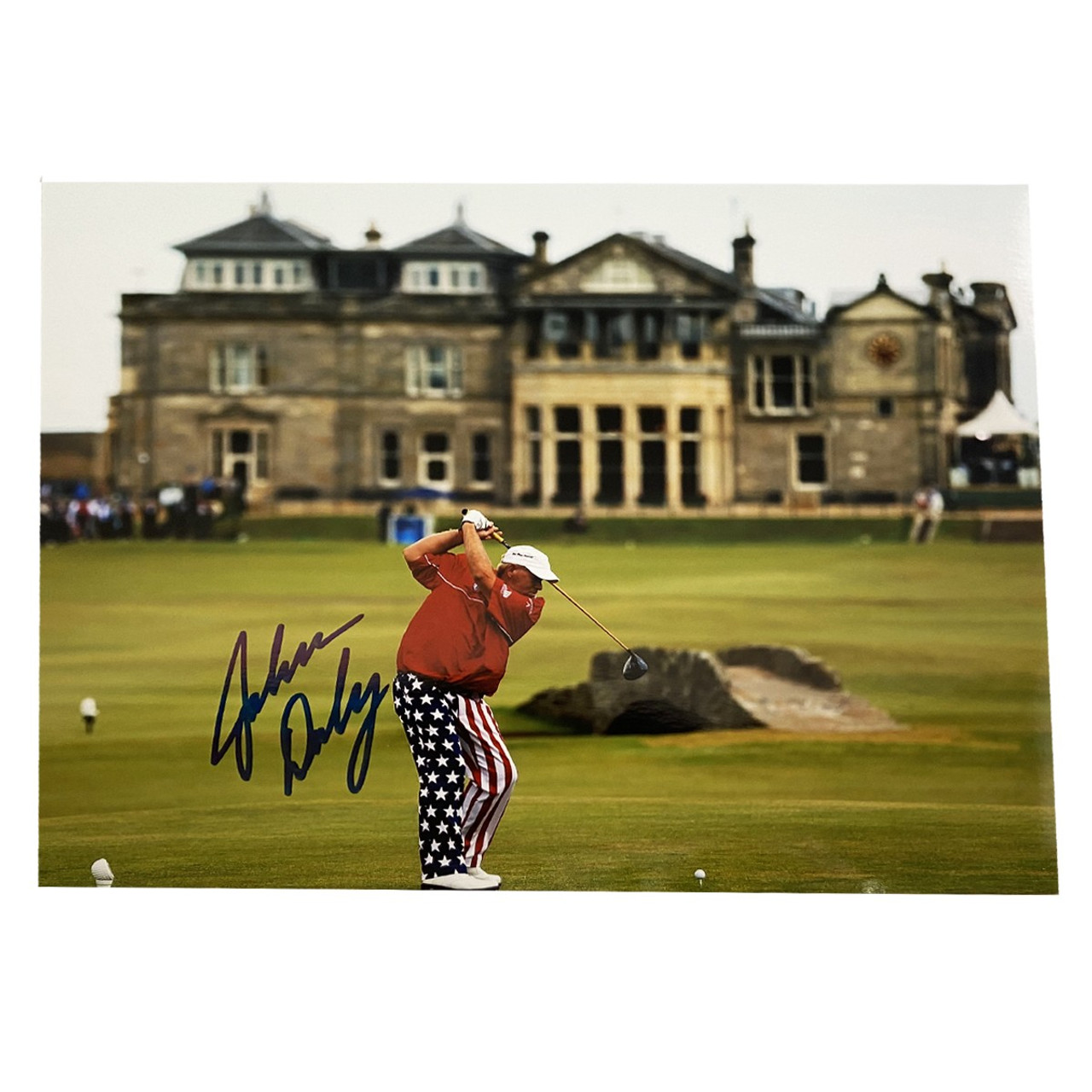 John Daly Signed In Dark Blue 8x10 PGA Golf America Pants Photo