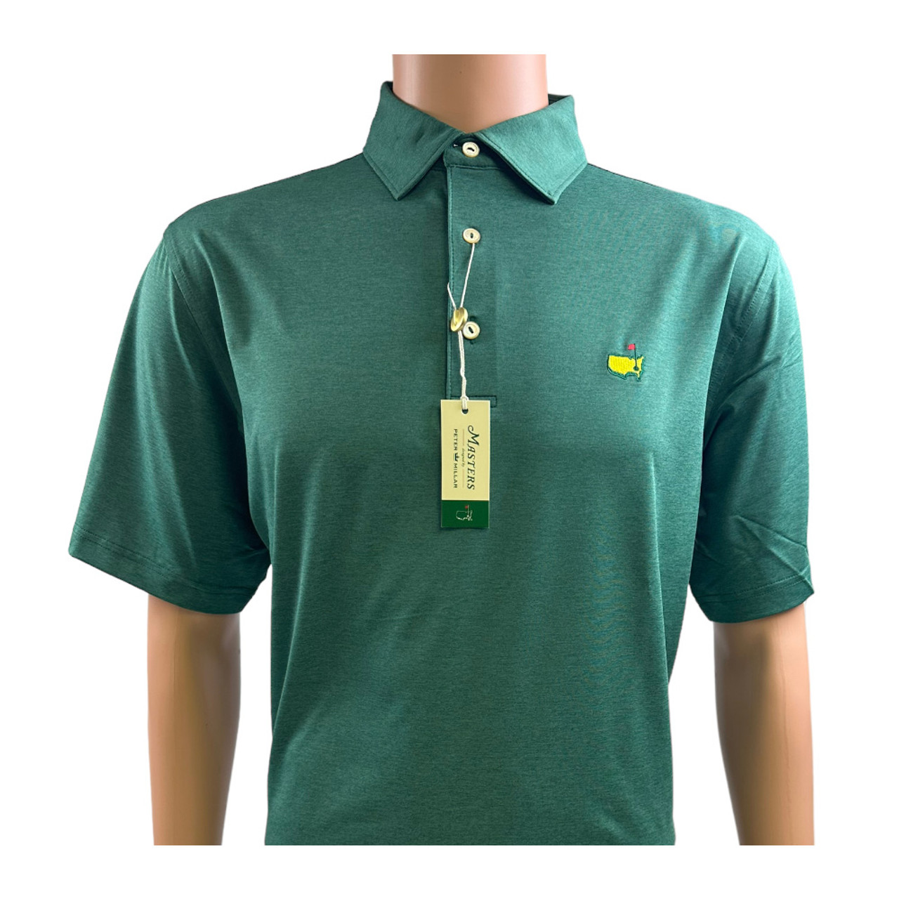 Masters Men's Peter Millar Concessions Performance Tech Golf Polo Shirt NEW
