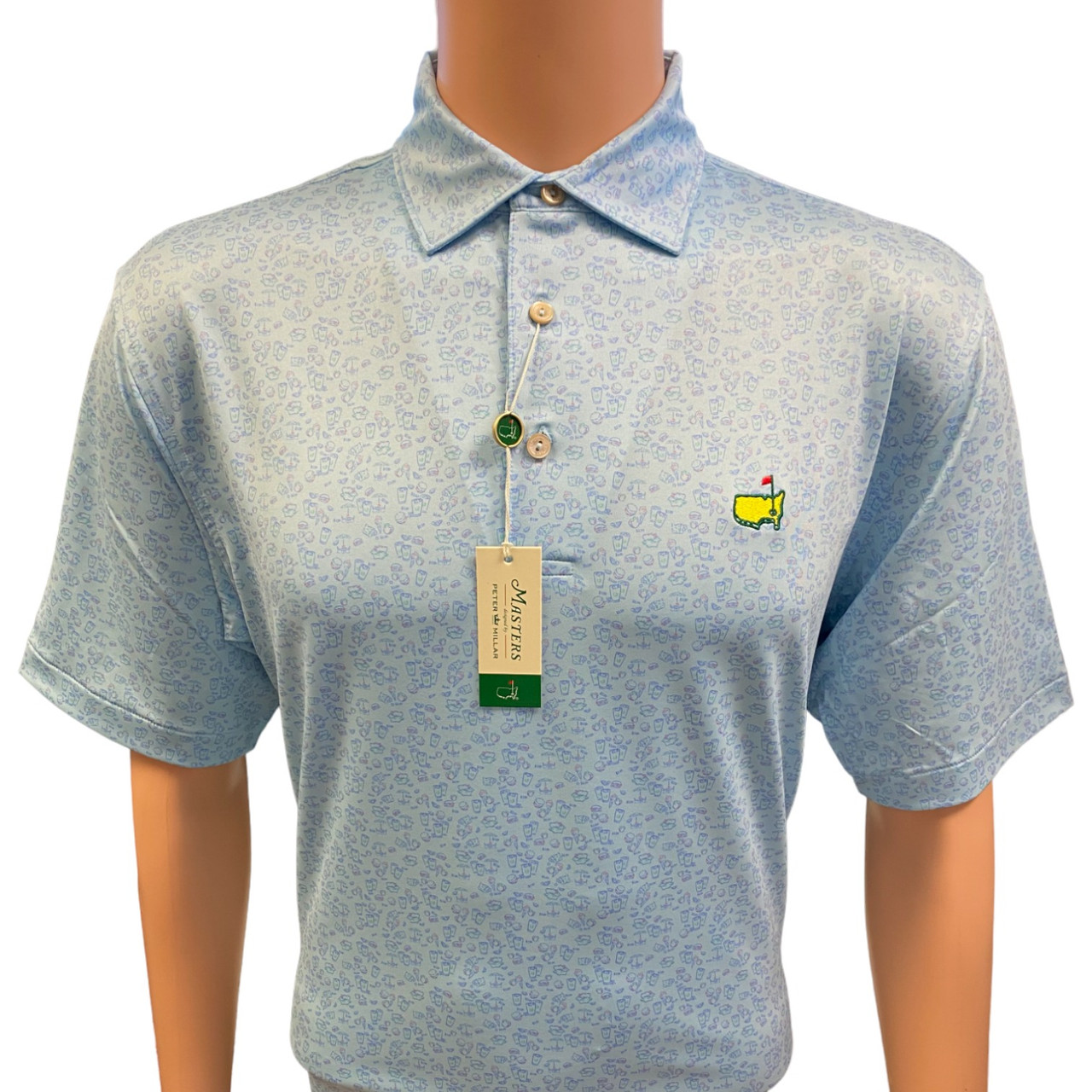 Masters Peter Millar Light Blue Concessions & Prices Pattern ...