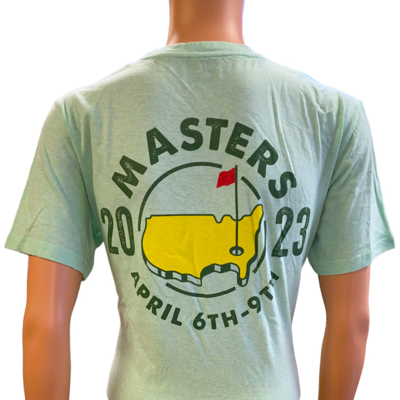 2023 Masters Mint Green Heather Circle Logo T-Shirt | Apparel