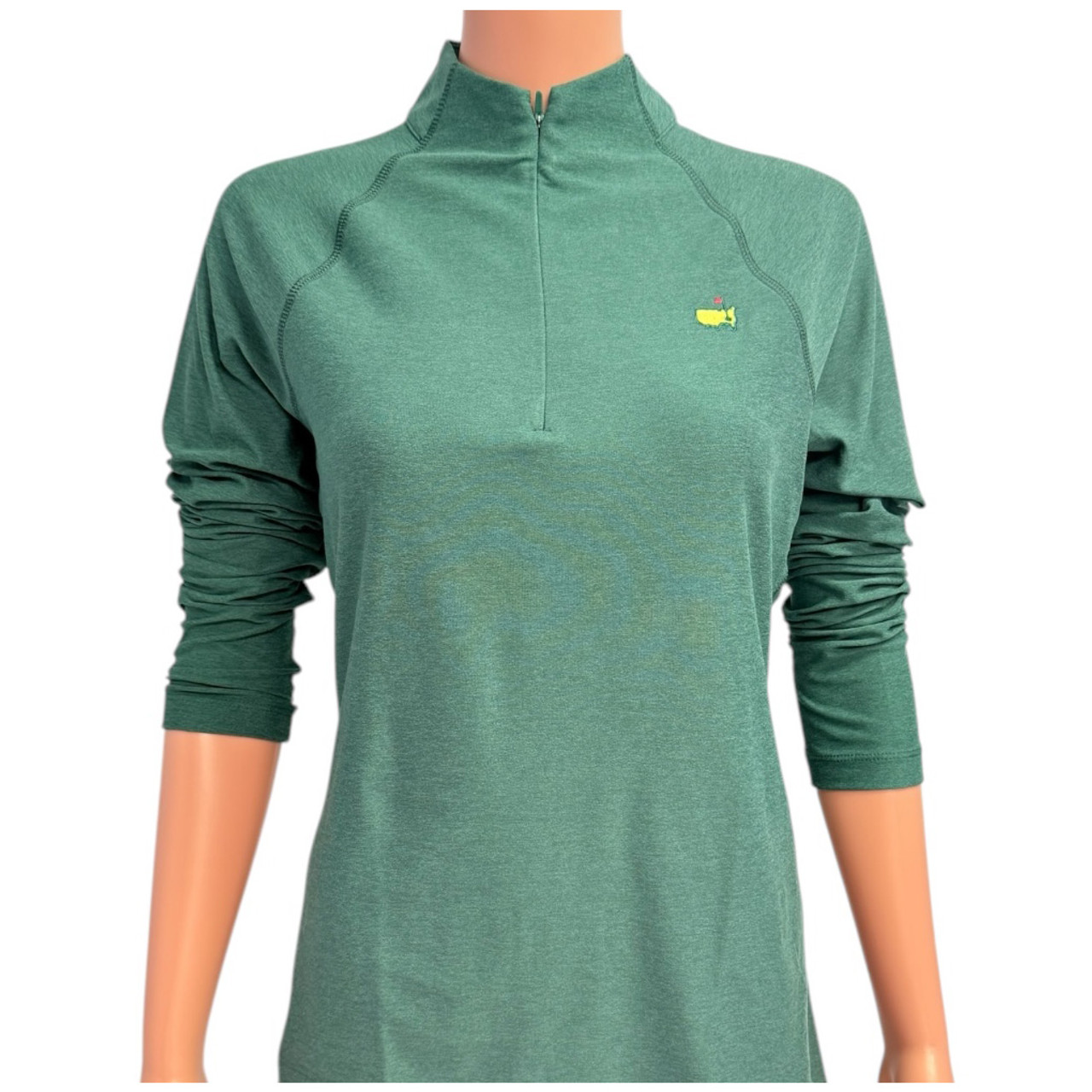★GENERAL IDEA★ GNRL Raglan Man to Man GREEN SBC3U02006 Masters Performance Tech Green 1/4 Zip Pullover with Rounded