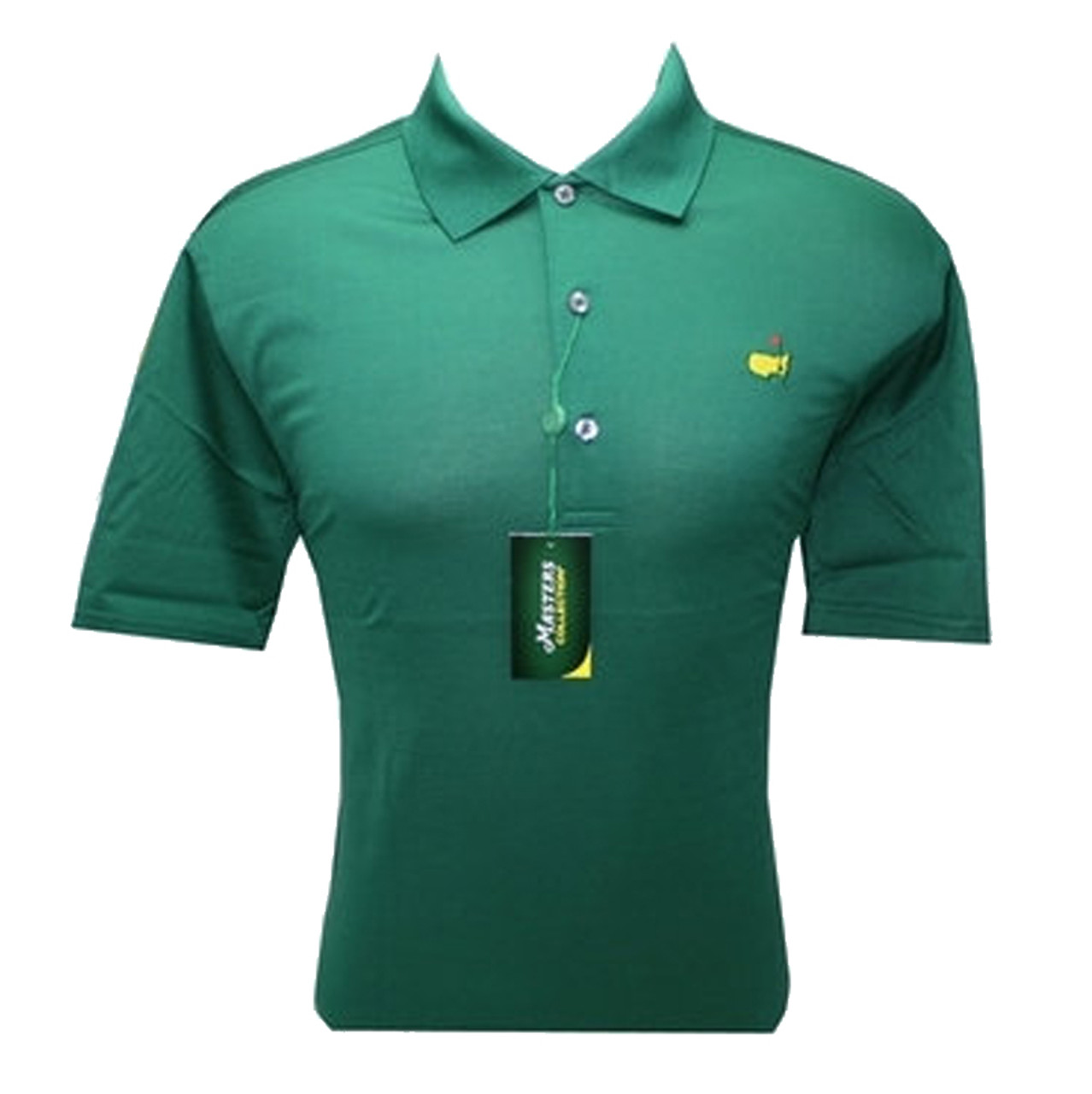 Masters Jersey Green Golf Shirt Masters Jersey Golf Polos