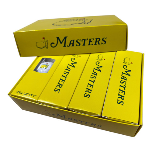Masters Dozen Titleist Velocity Golf Balls in Box