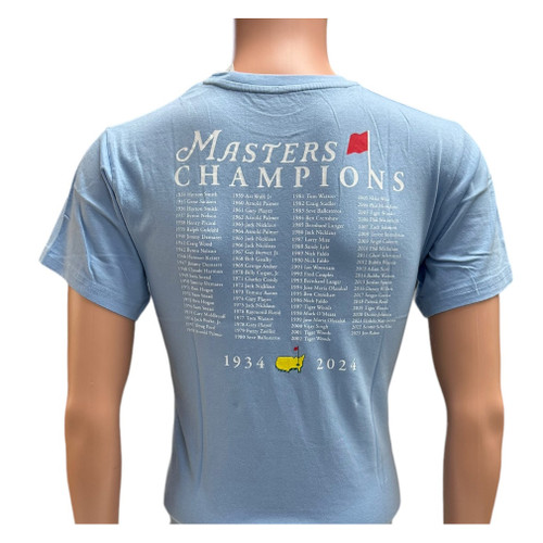 2024 Masters Youth Light Blue Champions T-Shirt