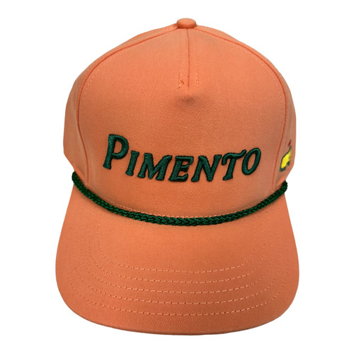 Masters Orange PIMENTO Embroidered Rope Hat