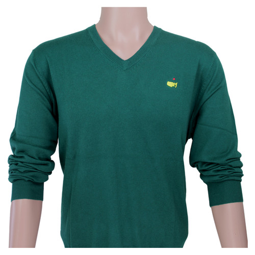 Masters Long Sleeve V Neck Sweater - Green Masters Long Sleeve V Neck Sweater - Green