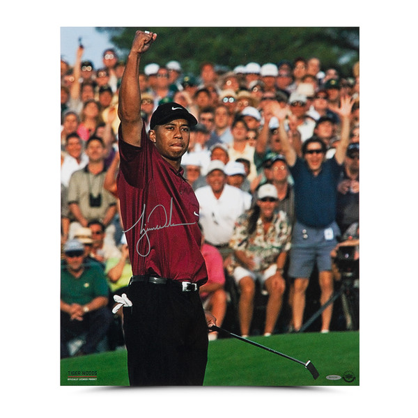 Authentic Tiger Woods Autographed 20x24 Photo- 2001 Masters Authentic Tiger Woods Autographed 20x24 Photo- 2001 Masters