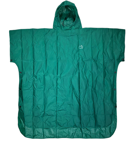 HUNT☆Unisex Packable Poncho - Muffled Green Masters Green Packable Poncho Rain Jacket - One Size