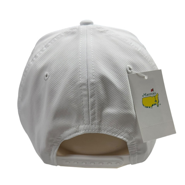 Masters White Performance Tech Rope Hat with Dark Green Raised Embroidery  Letters, New Arrivals, 2024 Masters