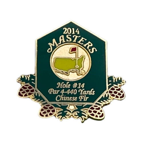 2014 Masters Commemorative Lapel Souvenir Pin - winner Bubba