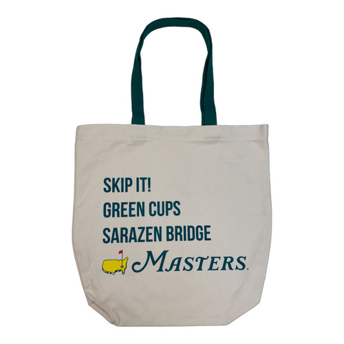 Masters Exclusive Skip It!, Green Cups, Sarazen Bridge Canvas Tote
