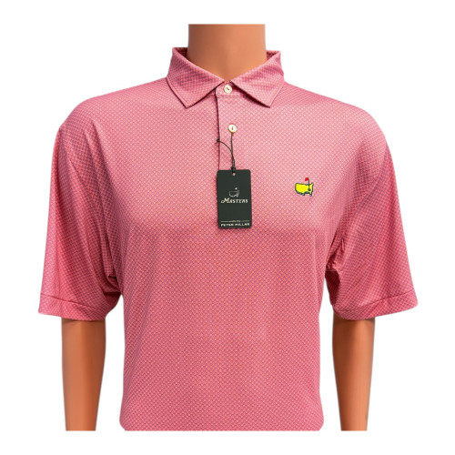 PETER MILLAR 2021 オールスターゲーム ポロシャツ Masters Peter Millar Performance Tech Red Pattern Polo