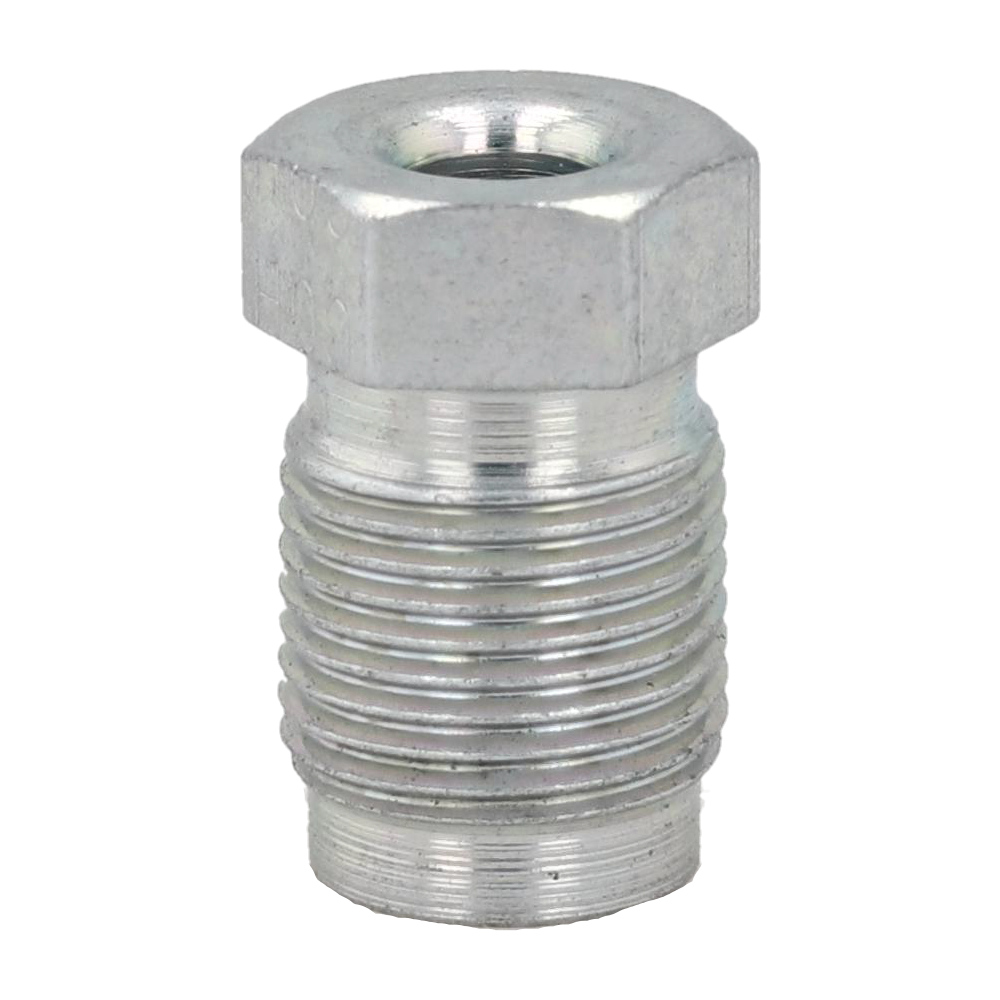 12mm X 1.0 Male Steel Nut With Non Threaded Lead, SAE (double) And DIN (bubble) Flare. 20mm Long - Foto 6