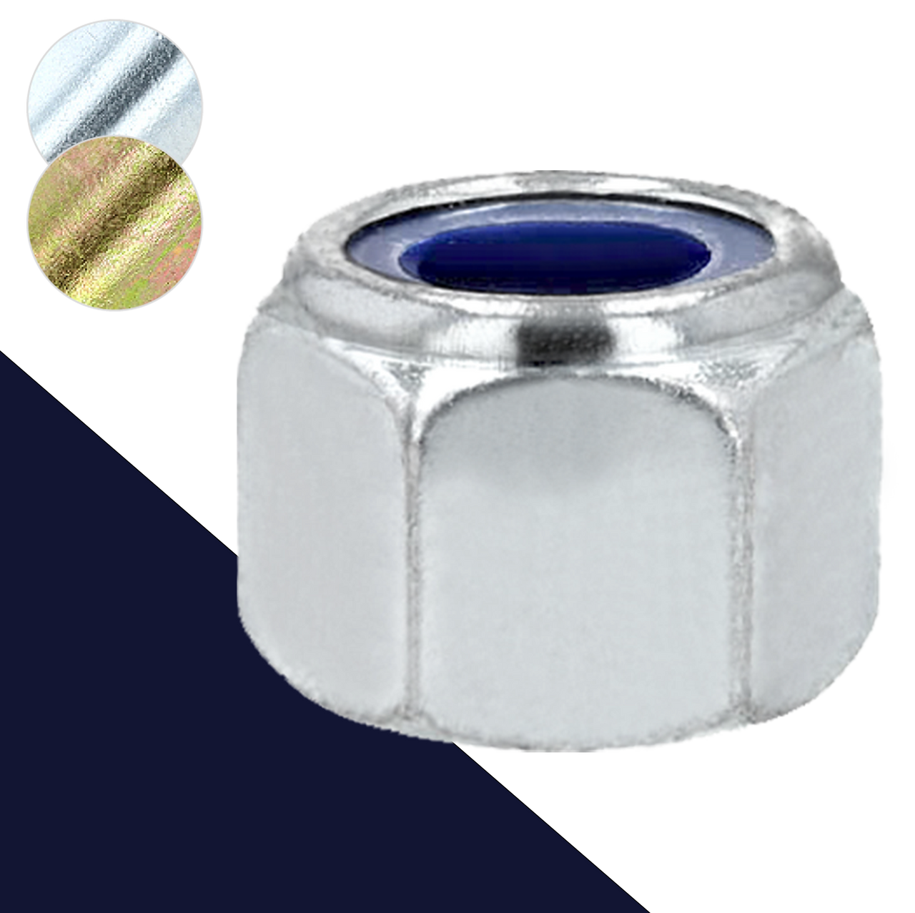 【NUTH'N NYCE】G-RAP フィメールG Nylon Locking Nut High Class 10 Steel Zinc DIN 6924 - BelMetric