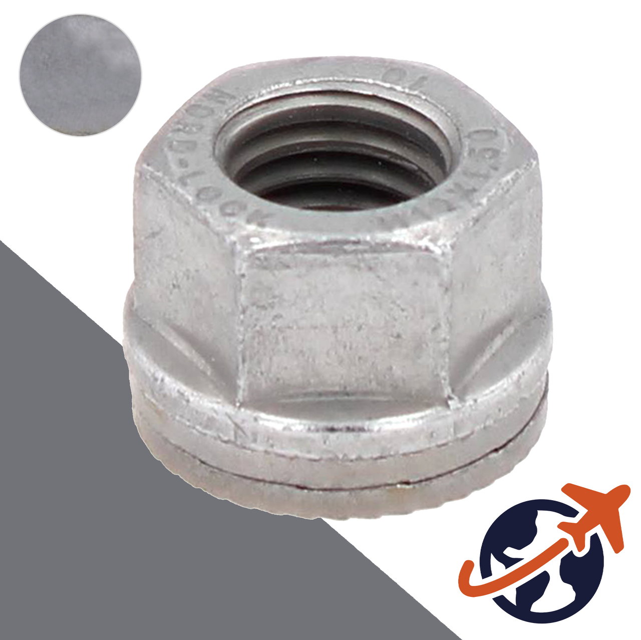 Nord-Lock Combi Spin Nut - Zinc Nickel Plated - BelMetric