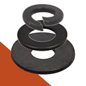 Black Stainless Washers