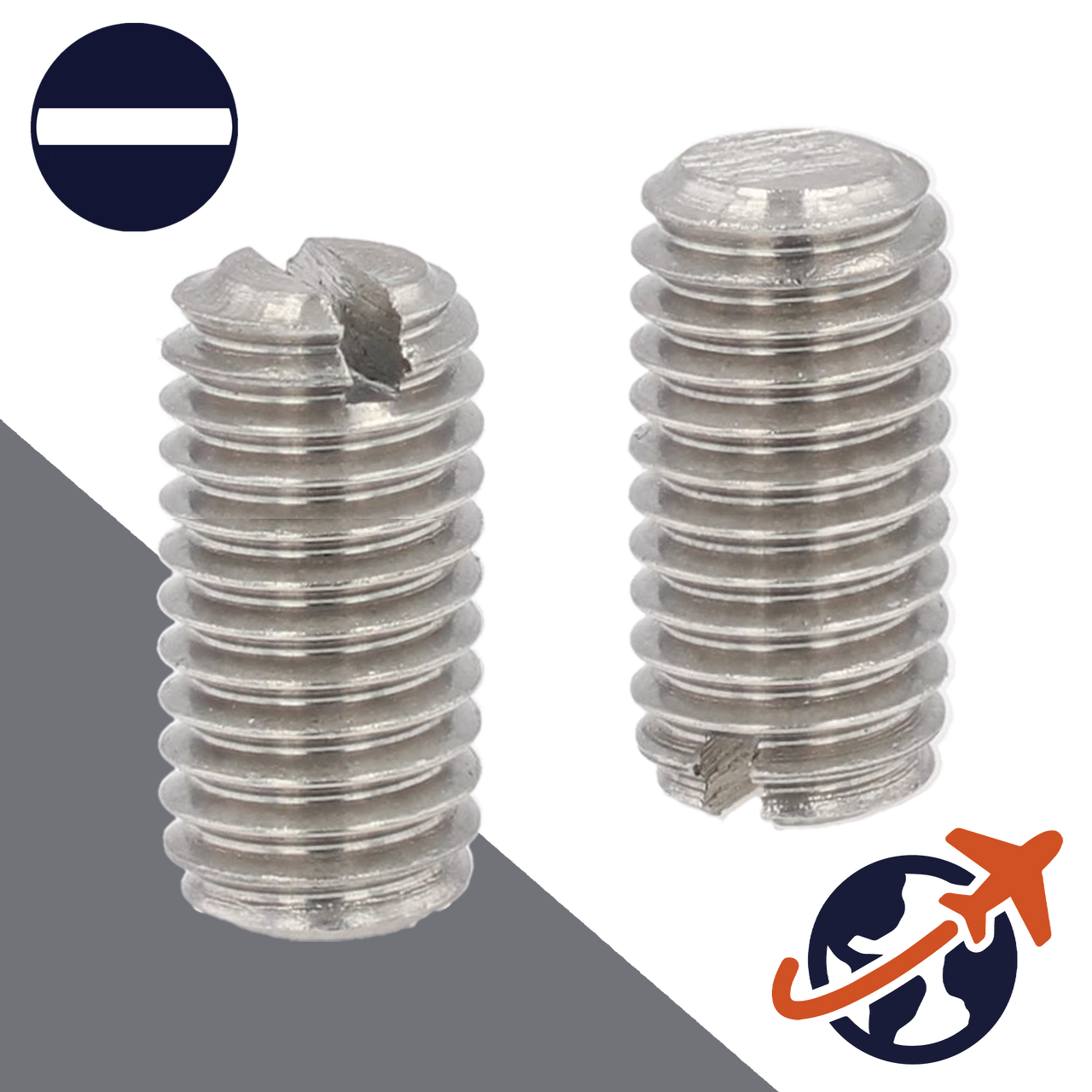 Slotted Grub Screws