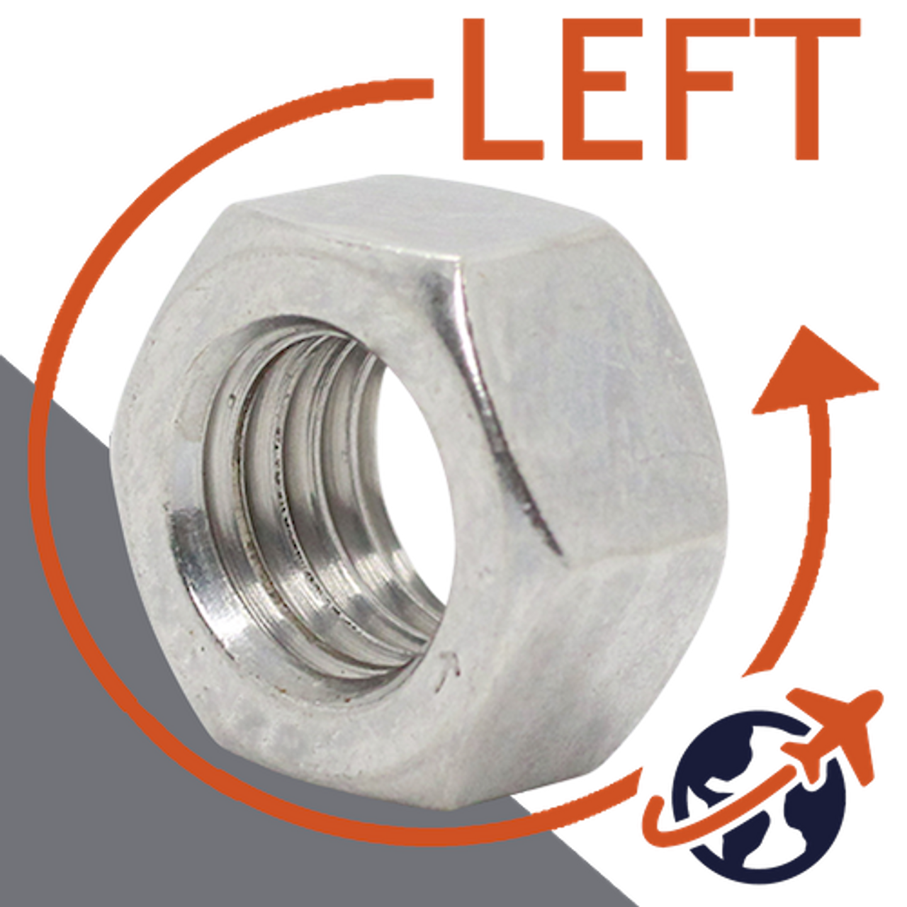 Reverse Thread Nuts