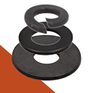 Black Stainless Washers