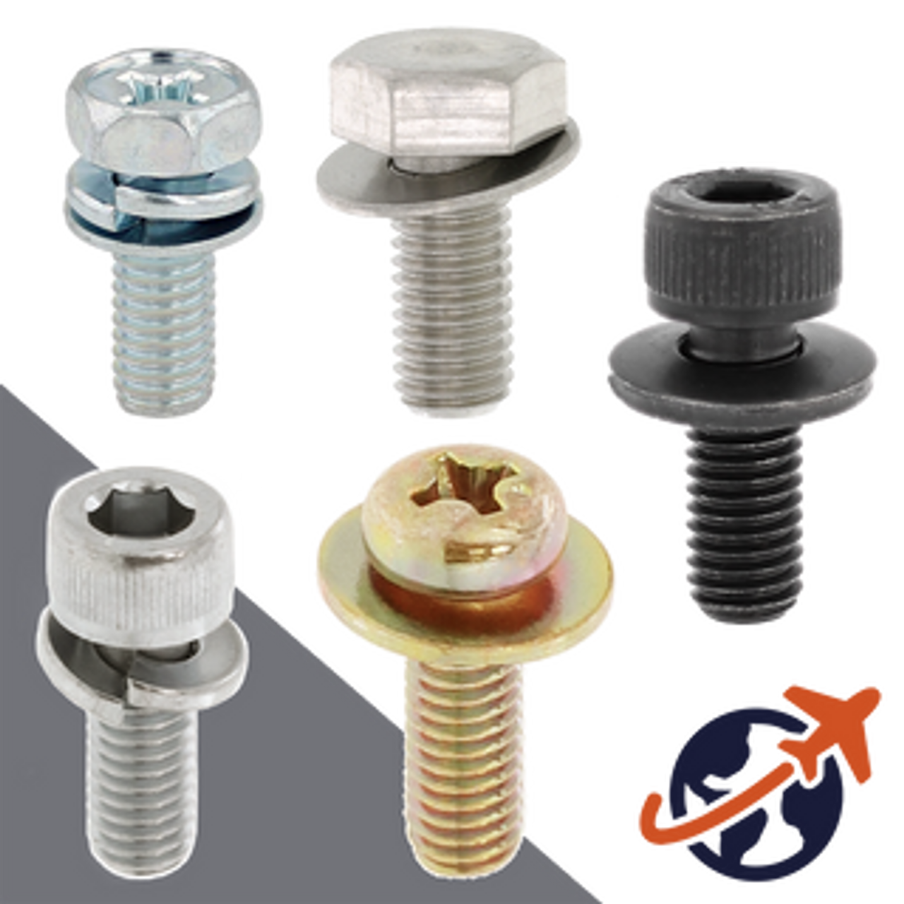 SEMS Captive Washer Screws