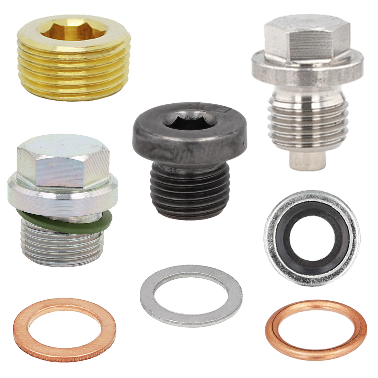 Drain Plugs + Gaskets