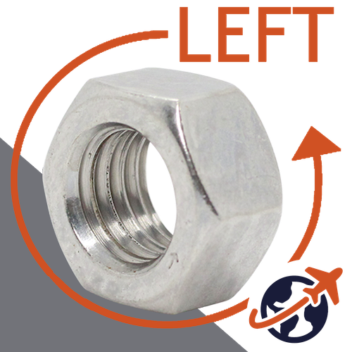Reverse Thread Nuts