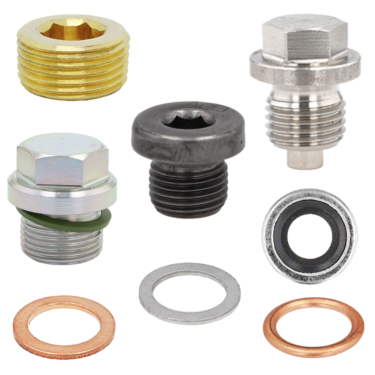 Drain Plugs + Gaskets