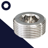 Taper Allen Socket Plug,Stainless Steel,DIN 906